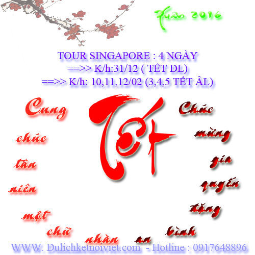 Tour Singapore,Tour Du lịch Singapore giá rẻ
